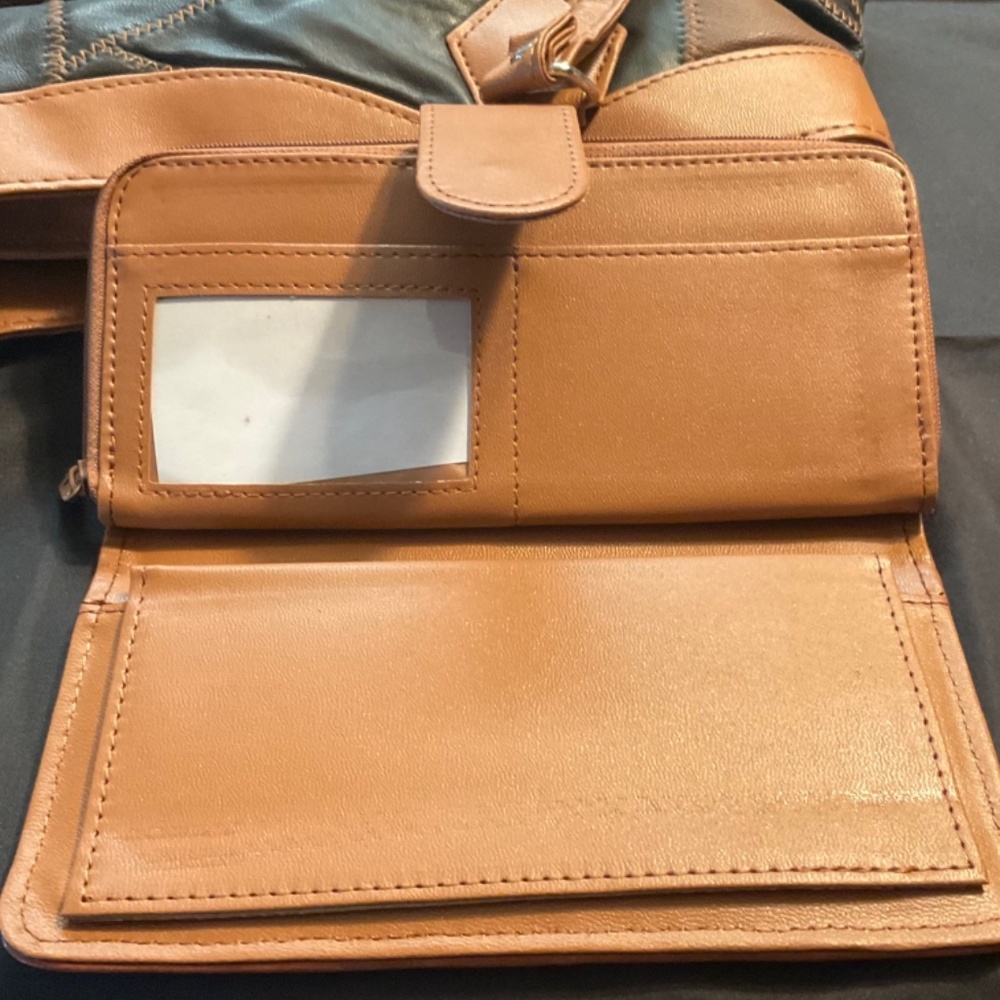 Patchwork Purse With Matching Wallet - image 4